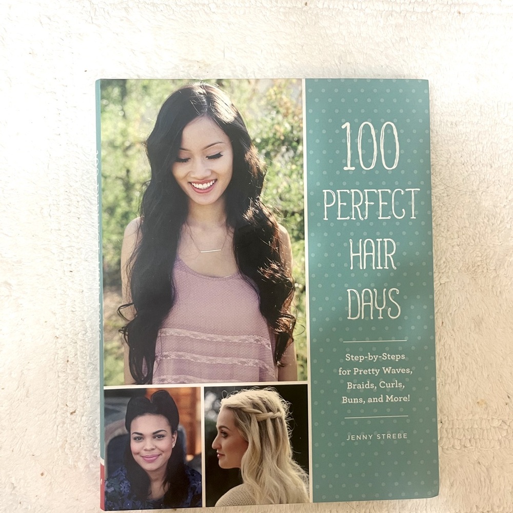 🎉HP🎉 NWT Jenny Strebe 100 Perfect Hair Days Book